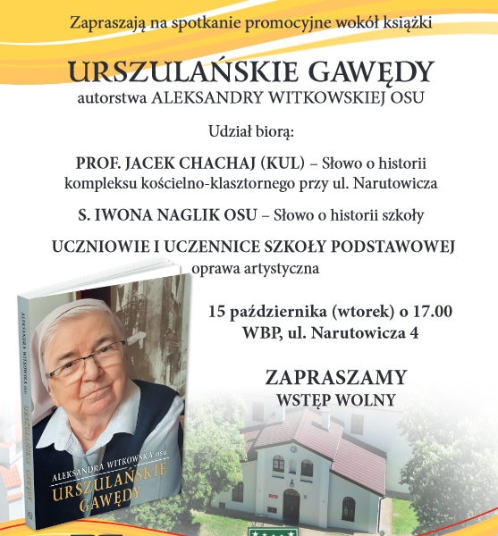 Spotkanie promocyjne książki „Urszulańskie gawędy”